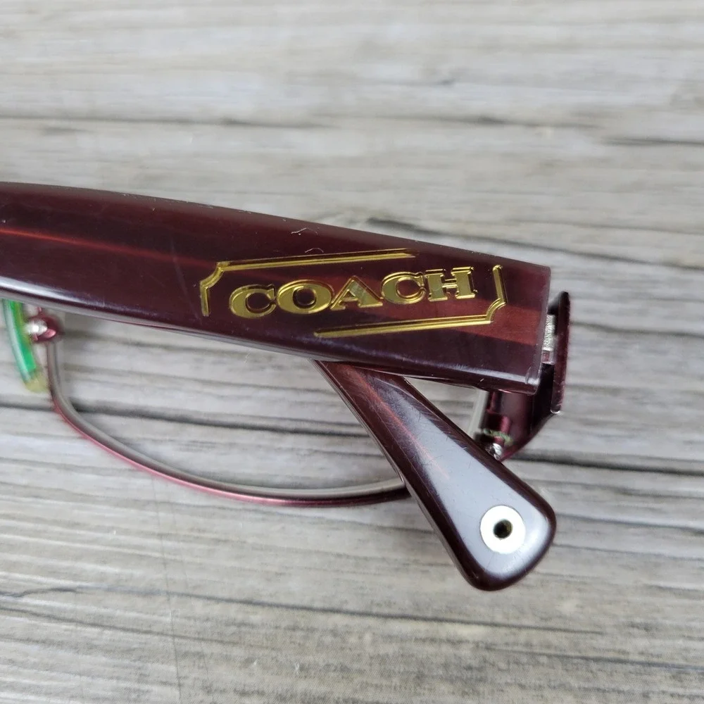 Coach Eyeglass Frames HC5019 Trista 9084 Satin Berry Rectangular Women 52-16-135